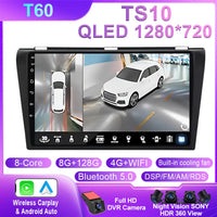 Autoradio CarPlay Mazda 3 (2004-2009) – Écran 9 pouces sans fil, 4G, jusqu'à 12 Go + 256 Go, vue 20