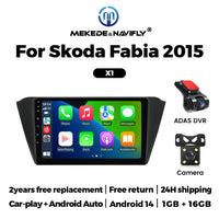 Autoradio CarPlay Skoda Fabia 3 (2015-2019) – Écran 9 pouces, jusqu'à 2 Go + 32 Go, vue 11