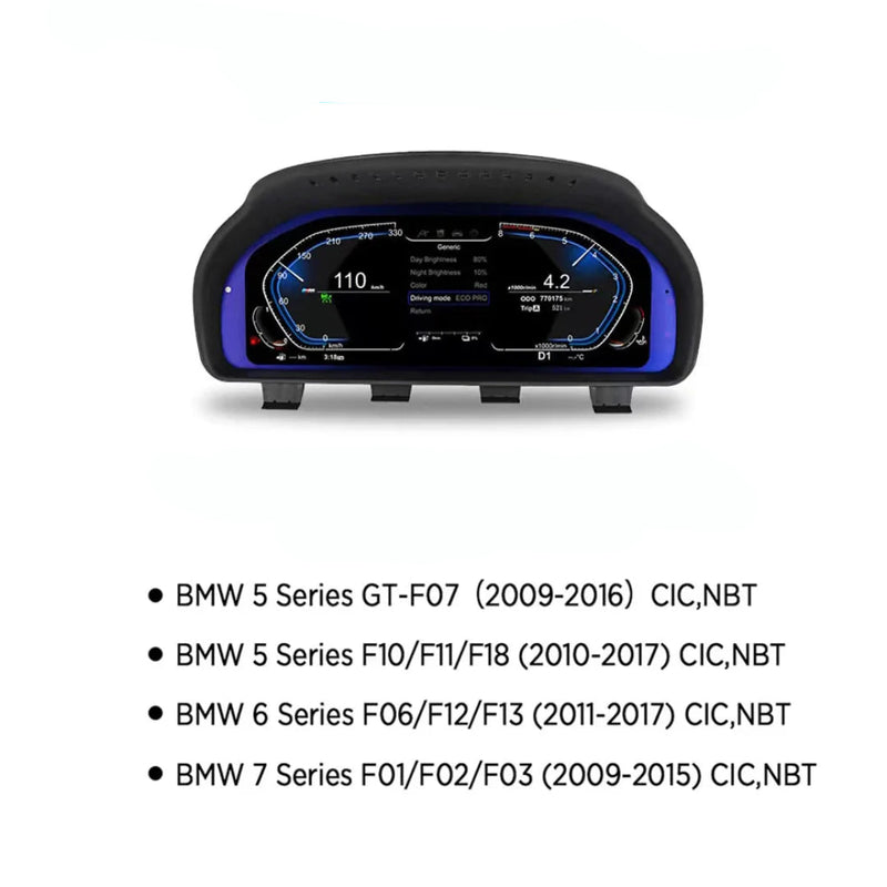BMW Virtual Cockpit F10 Digital Dashboard Display