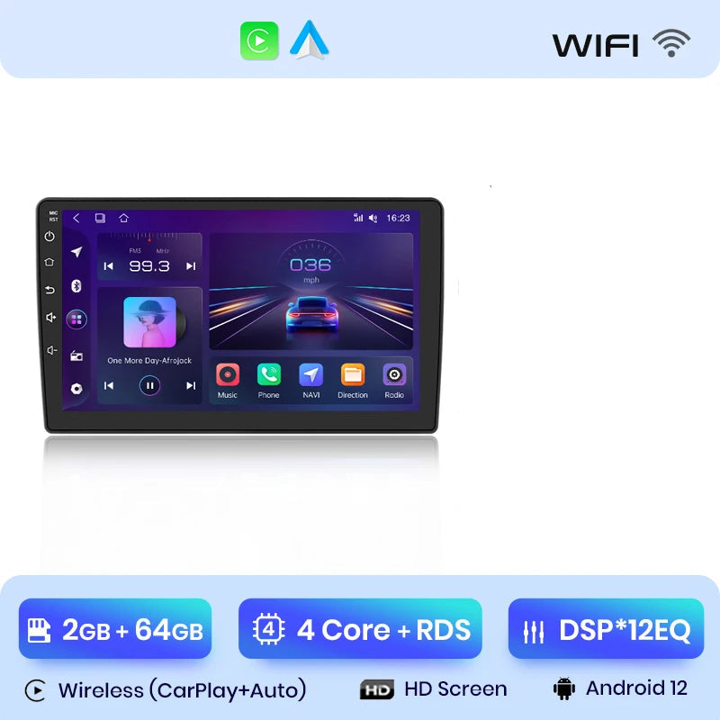 Écran GPS Peugeot 407 CarPlay – Autoradio 9 pouces avec refroidissement actif