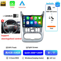 Autoradio CarPlay Dacia Logan 1 et Sandero (2009-2015) – Écran 9 pouces, jusqu'à 12 Go + 128 Go, vue 57