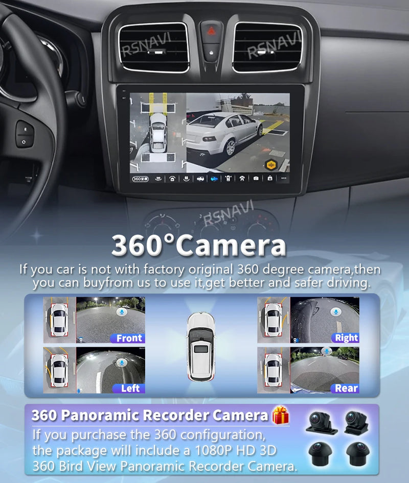 Autoradio CarPlay Dacia Sandero et Logan 2 (2014-2019) – Écran 9 pouces, jusqu'à 12 Go + 256 Go, vue 19