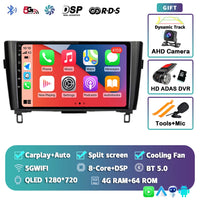Autoradio CarPlay Nissan Qashqai J11 et X-Trail T32 (2014-2020) – Écran QLED, jusqu'à 16 Go + 512 Go, vue 17