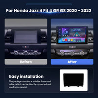 Autoradio CarPlay Honda Jazz 4 et Fit 4 (2020-2022) – Écran QLED, jusqu'à 16 Go + 512 Go, vue 2