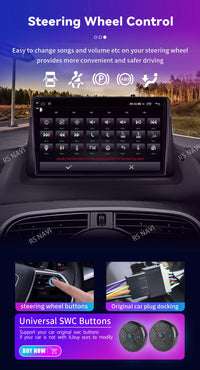 Autoradio CarPlay Renault Kangoo (2009-2018) – Écran 9 pouces, Android 16, jusqu'à 16 Go + 512 Go, vue 23