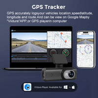 Dashcam 4K Wi-Fi Double Caméra – Écran 1,47 Pouce, GPS en Option, Kit Parking 24 h, vue 5