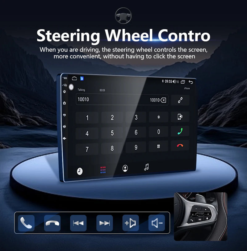 Autoradio CarPlay Hyundai i30 FD (2007-2012) – Écran 9 pouces, jusqu'à 16 Go + 256 Go, vue 17