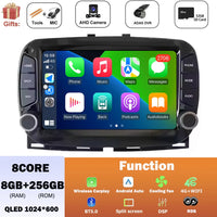 Autoradio CarPlay Fiat 500 (2016-2019) – Écran 7 pouces QLED, jusqu'à 8 Go + 256 Go, vue 36