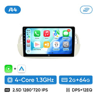 Autoradio CarPlay Fiat 500 (2010-2017) – Écran 9 pouces, sans fil, jusqu'à 8 Go + 256 Go, vue 37