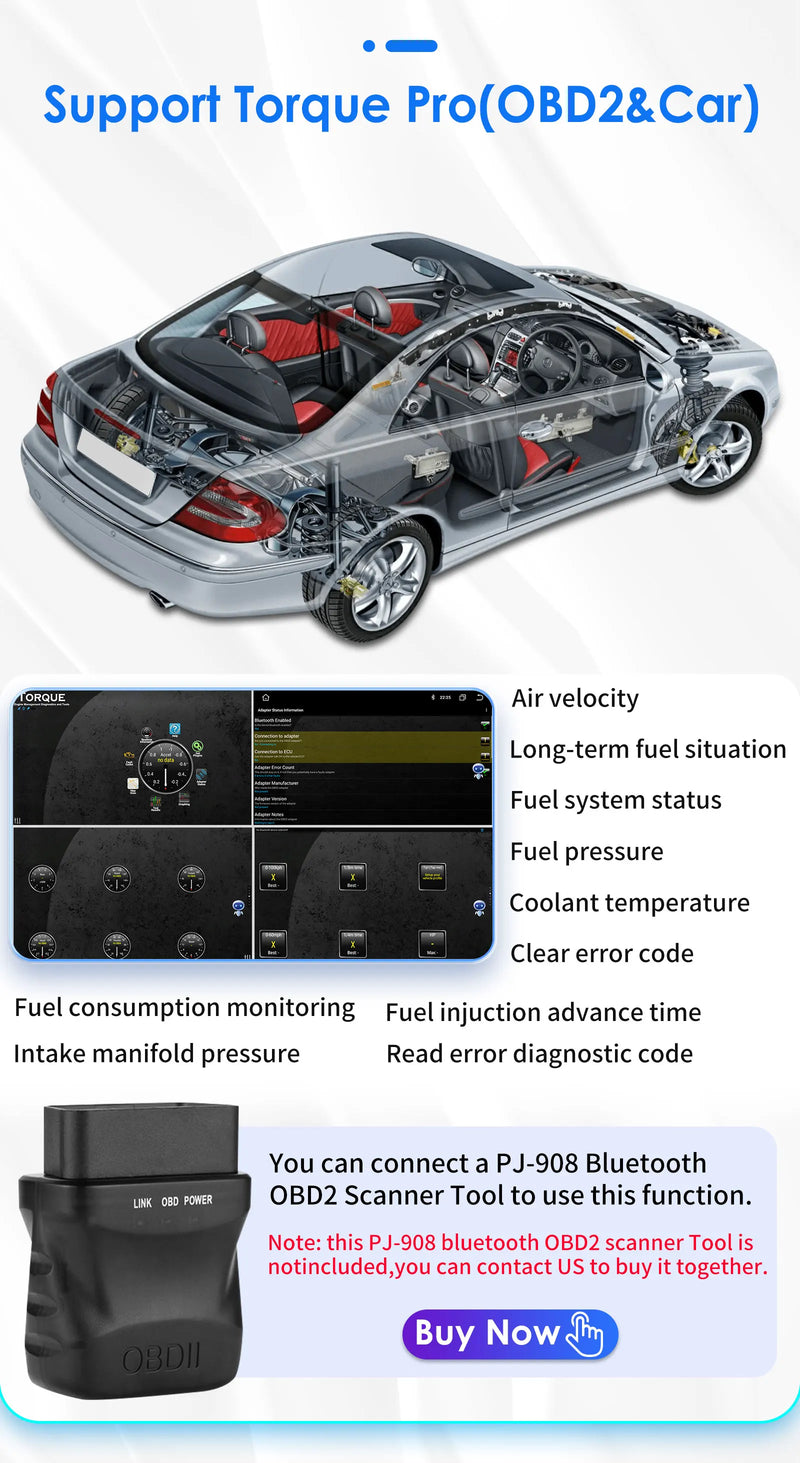 Autoradio CarPlay Fiat 500 (2007-2015) – Écran 7 pouces, 8 cœurs, jusqu'à 8 Go + 128 Go, vue 31