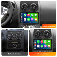 Autoradio CarPlay Nissan Qashqai J10 (2006-2013) – Écran IPS 9 pouces, Android 14, sans fil, vue 13
