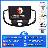 Autoradio CarPlay Ford Transit (2015-2018) – Écran 9 pouces, 4G, jusqu'à 12 Go + 256 Go, vue 10