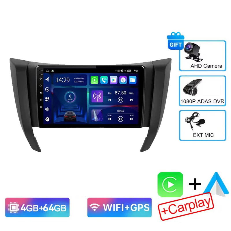Autoradio CarPlay Nissan Navara NP300 D23 (2014-2021) – Écran 9 pouces, Android 16, vue 31