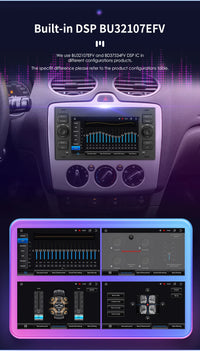 Autoradio CarPlay Ford Focus, Mondeo, S-Max et Kuga (2003-2012) – Écran 7 pouces, 2 DIN, vue 14