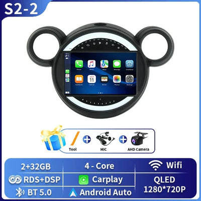 Autoradio Android CarPlay pour MINI Cooper R56 R60 (2006-2015)