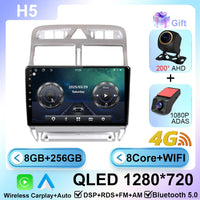 Autoradio CarPlay Peugeot 307 SW et CC (2002-2013) – Écran 9 pouces, Android 16, vue 10