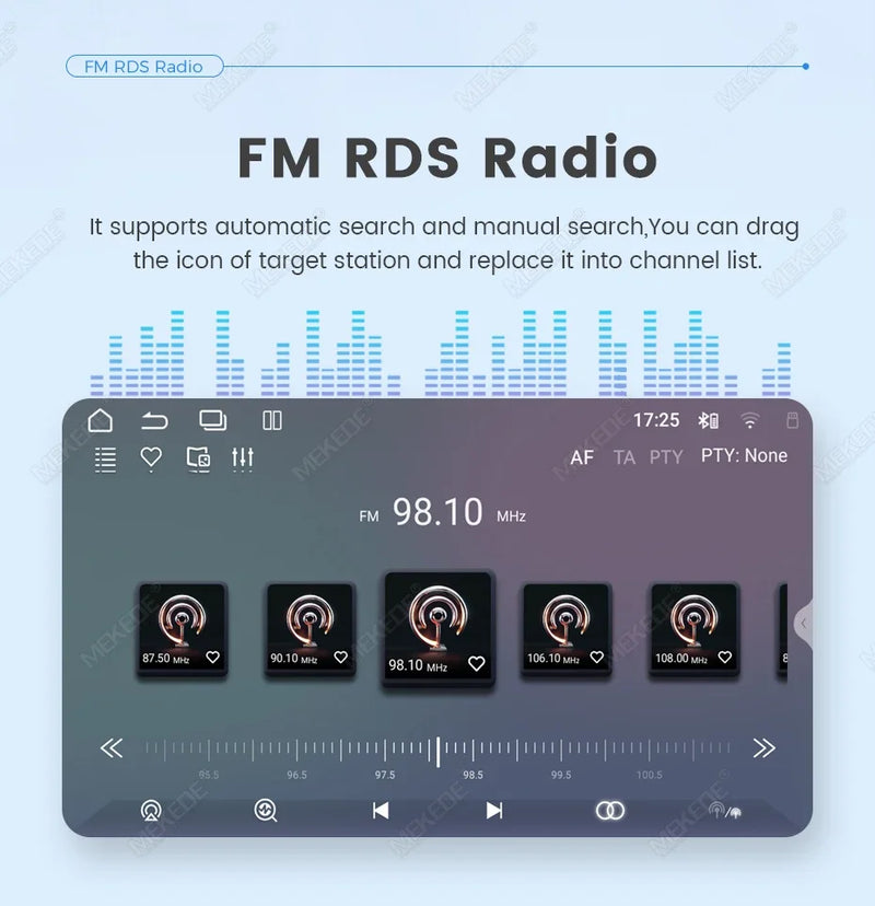 Autoradio CarPlay 2 DIN Universel – Écran 7 Pouces, Android, 2 Go ou 4 Go, vue 21