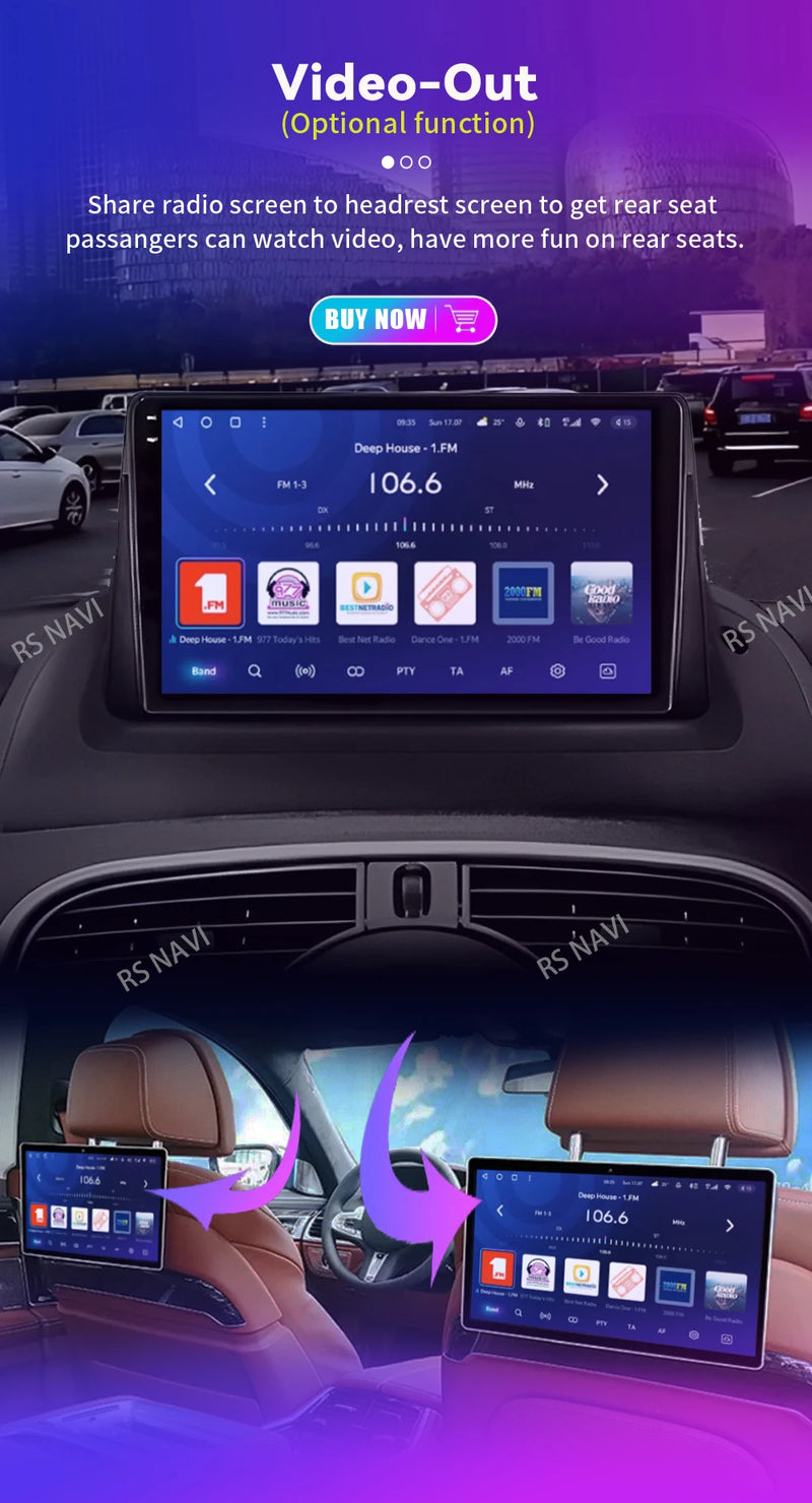 Autoradio CarPlay Renault Kangoo (2009-2018) – Écran 9 pouces, Android 16, jusqu'à 16 Go + 512 Go, vue 19