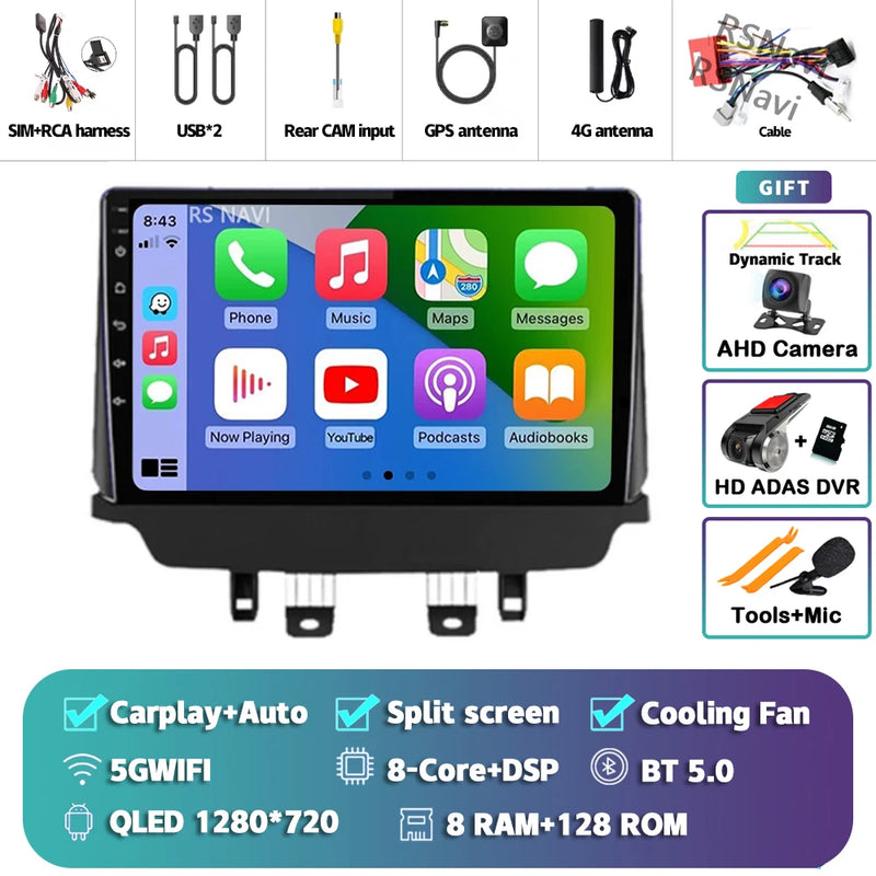 Autoradio CarPlay Mazda CX-3 (2014-2021) – Écran 9 pouces, jusqu'à 16 Go + 512 Go, vue 52
