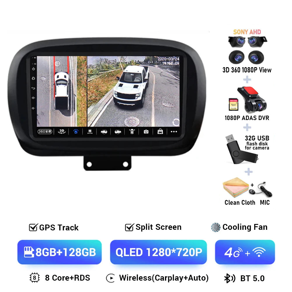 CARPLAY FIAT 500X 2014–2020