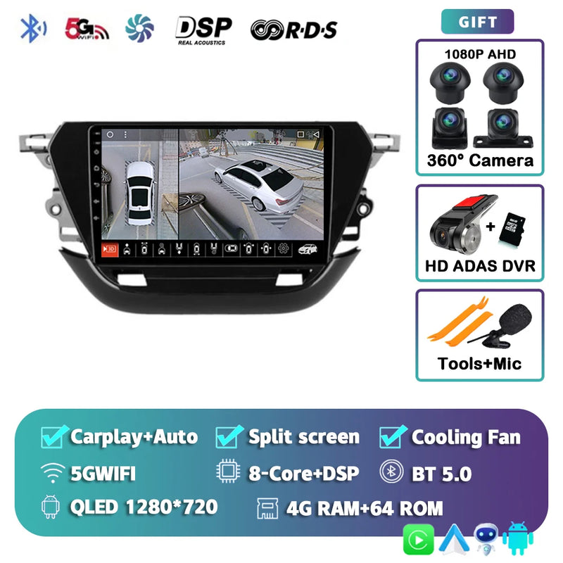 Autoradio CarPlay Opel Corsa F (2019-2023) – Écran 9 pouces, jusqu'à 12 Go + 256 Go, vue 43