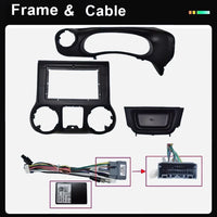 Autoradio CarPlay Jeep Wrangler JK (2011-2018) – Écran 9 pouces sans fil, jusqu'à 12 Go + 256 Go, vue 3