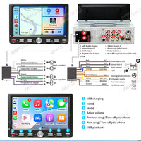 Autoradio CarPlay 1 DIN Universel – Écran 7 Pouces Réglable, Sans Fil, vue 16