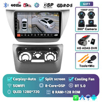 Autoradio CarPlay Mitsubishi Lancer 9 CS (2000-2010) – Écran 9 pouces 2K, jusqu'à 12 Go + 256 Go, vue 17