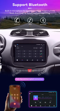 Autoradio CarPlay Jeep Renegade (2016-2020) – Écran 9 pouces, jusqu'à 16 Go + 512 Go, vue 21
