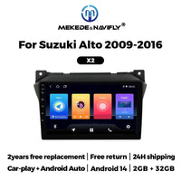 Autoradio CarPlay Suzuki Alto (2009-2016) – Écran 9 pouces, Android 14, vue 2