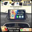 Autoradio CarPlay Renault Kangoo (2009-2018) – Écran 9 pouces, Android 16, jusqu'à 16 Go + 512 Go