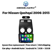 Autoradio CarPlay Nissan Qashqai J10 (2006-2013) – Écran IPS 9 pouces, Android 14, sans fil, vue 49