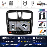 Autoradio CarPlay Dacia Sandero et Logan 2 (2014-2019) – Écran 9 pouces, jusqu'à 12 Go + 256 Go, vue 22