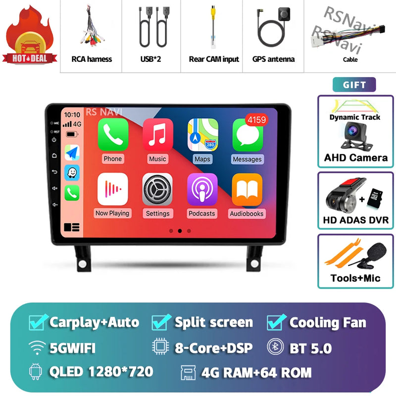 Autoradio CarPlay Opel Antara (2006-2017) – Écran QLED, Android 16, vue 31