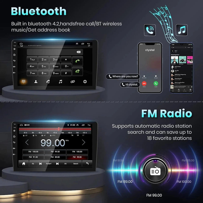 Autoradio CarPlay Nissan Navara NP300 D23 (2014-2021) – Écran 9 pouces, Android 16, vue 5