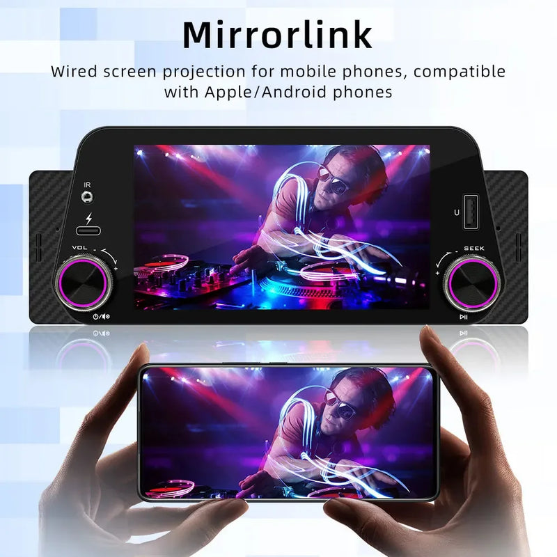 Autoradio CarPlay 1 DIN Universel – Écran 5 Pouces, Sans Fil, Bluetooth, FM, vue 4