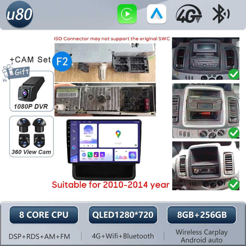 Autoradio CarPlay Renault Trafic 2, Opel Vivaro A et Nissan Primastar (2001-2014) – Écran tactile, jusqu'à 12 Go + 256 Go, vue 45