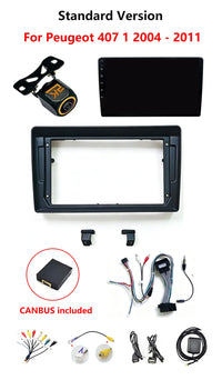 Autoradio CarPlay Peugeot 407 (2004-2011) – Android 16, boîtier CAN bus fourni, jusqu'à 8 Go + 256 Go, vue 7