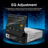 Autoradio CarPlay 1 DIN Universel – Écran Rétractable 7 Pouces, Filaire, vue 8