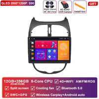 Autoradio CarPlay Peugeot 206, 206 CC et 206 SW (2000-2008) – Écran QLED 9 pouces, jusqu'à 12 Go + 256 Go, vue 43