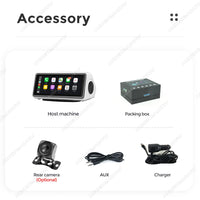 Écran CarPlay Portable Universel – 6,86 ou 10,26 Pouces, Sans Fil, FM et AUX, vue 9