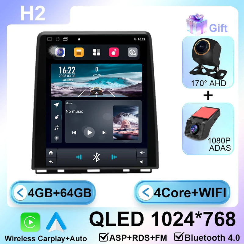 Autoradio CarPlay Renault Clio 5 (2019-2021) – Écran vertical 9,7 pouces, jusqu'à 8 Go + 256 Go, vue 27