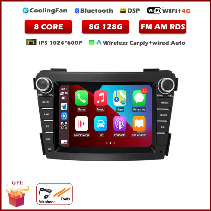 Autoradio CarPlay Hyundai i40 (2011-2019) – Écran IPS 7 pouces, jusqu'à 8 Go + 256 Go, vue 25