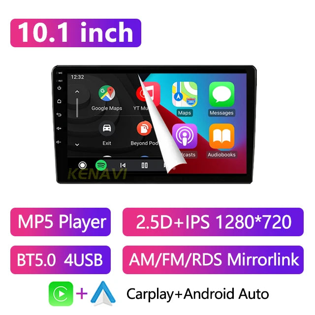 Autoradio CarPlay 2 DIN Universel – Écran 9 ou 10,1 Pouces, Filaire, Caméra en Option, vue 29