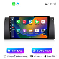Autoradio CarPlay BMW E39 (1995-2003) – Écran HD tactile, GPS, sans fil