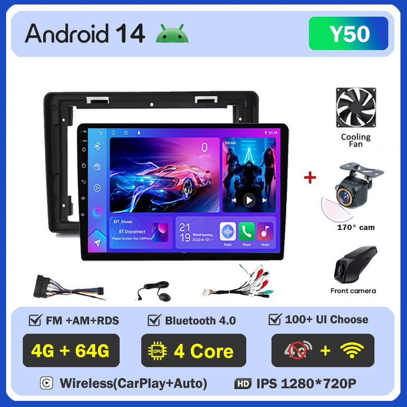 Autoradio CarPlay Citroën C2 et C3 (2001-2010) – Écran IPS 9 pouces, option écran 2K, jusqu'à 12 Go + 256 Go, vue 42