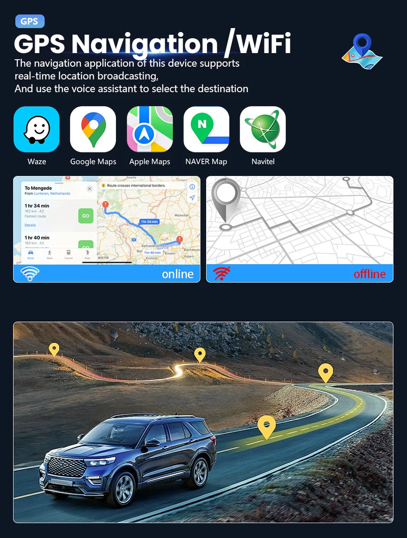 Autoradio CarPlay Opel Insignia (2013-2017) – Écran QLED, Android 16, jusqu'à 16 Go + 512 Go, vue 14