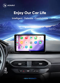 Autoradio CarPlay Dacia Logan, Sandero et Jogger (2019-2023) – Écran 10 pouces, jusqu'à 8 Go + 256 Go, vue 12