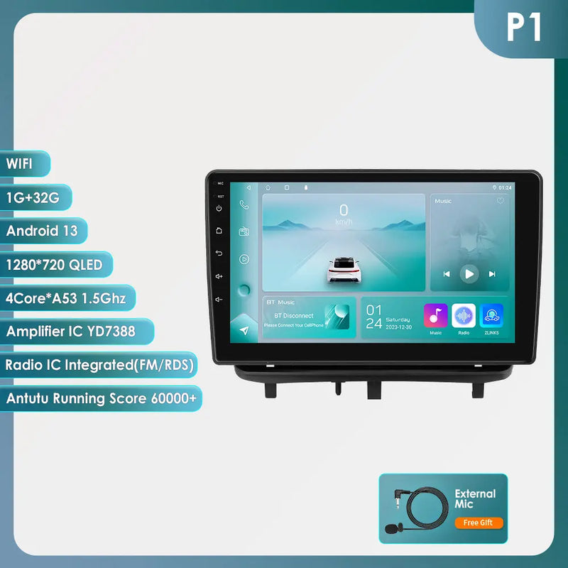 Autoradio CarPlay Opel Corsa D (2007-2012) – Écran 9 pouces, sans fil, vue 11