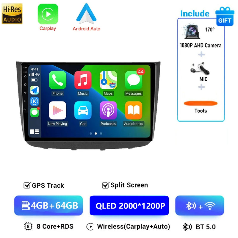 Autoradio CarPlay Mercedes Vito Viano W639 (2003-2015) – Écran QLED 10 pouces, vue 8